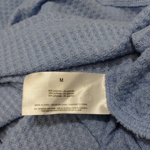 Vintage America Blue Waffle Knit‎ Thermal Tee Medium - Picture 7 of 9